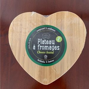 Heart Shape Cheese Board